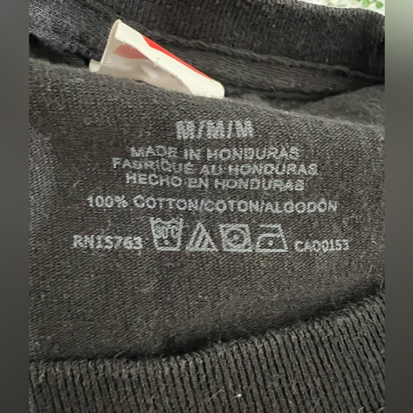 Darth Vader 100% Cotton Artsy Neon Paint Print Tee Shirt Size Medium - Picture 4 of 6